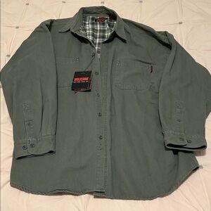 Wolverine Olive Green Casual Shirt